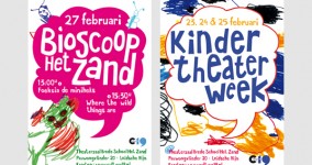 Flyers Kinderbioscoop en KinderTheaterWeek