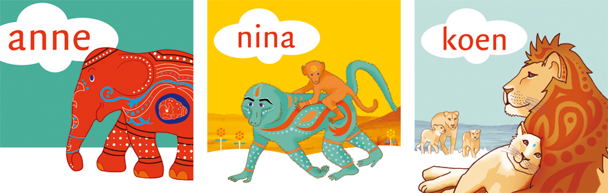 Geboortekaartjes met dieren